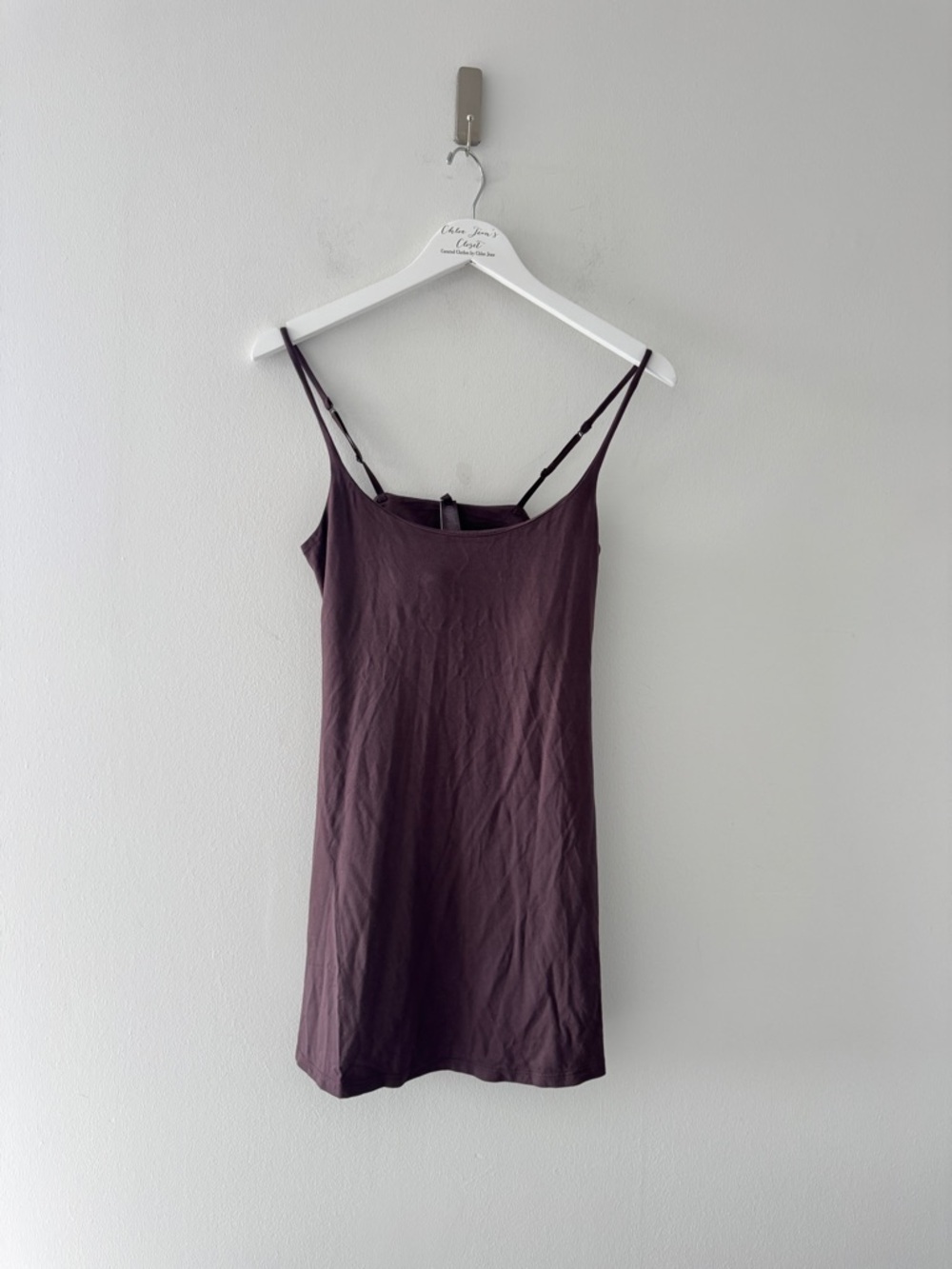 SKIMS Smooth Layers Mini Dress in Plum M - Picture 2 of 6